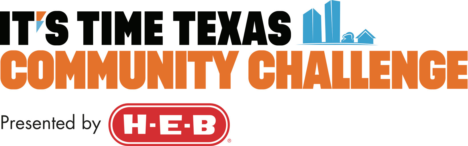 IT'S TIME TEXAS Community Challenge Logo